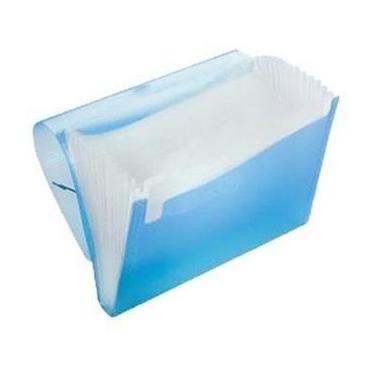 Imagem de Kit 2 Pasta Sanfonada Duplicata 12 Divisórias 19x24cm - ACP, Azul