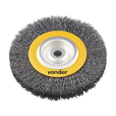 Imagem de Escova circular de aço ondulada 6" x 1" x 5/8" vonder