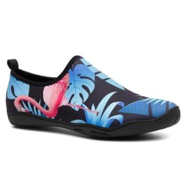 Imagem de Sapatilha Aquática Tênis Híbrido Flexível Cachoeira Praia Pesca Bike Piscina Caique Antiderrapante-Unissex