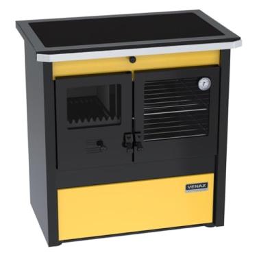 Imagem de Fogao a Lenha N 1 Le Corbusier Dupla Combustao Amarelo