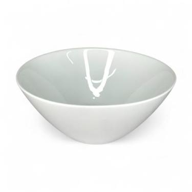 Imagem de Tigela Bowl Saladeira Opaline Vidro Branco Temperado 840mL - Nadir Fig