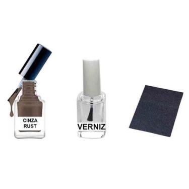 Imagem de Tinta Retoque Tira Risco Carro Nissan - Cinza Rust - Jhow Adesivos