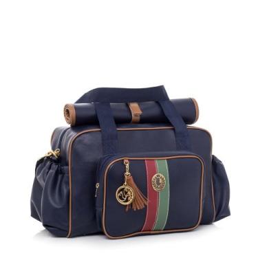 Imagem de Bolsa Maternidade Lequiqui Zurique Grande - Azul Marinho