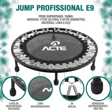 Imagem de Jump Profissional Cama Elástica Com 36 Molas E9 Acte