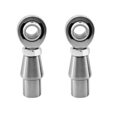 Imagem de RABROPAR Kit de extremidade de haste de junta Heim de 5/20.3 cm (roscas RH e LH) com porcas de atolamento, extremidades de haste de barra Panhard de parede de 1,6 cm para barras de tração de suspensão