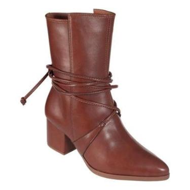 Imagem de Bota Feminina Vizzano Cano Médio 3084.105 Napa Genebra-Feminino