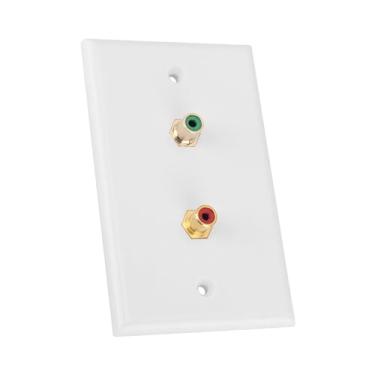 Imagem de Akozon Akozon Style Painel Placa de Entrada-placa de Parede de para Conexões de áudio/vídeo, Instalação Fácil, Perfeita para Home Theater, Estúdio e Jogos