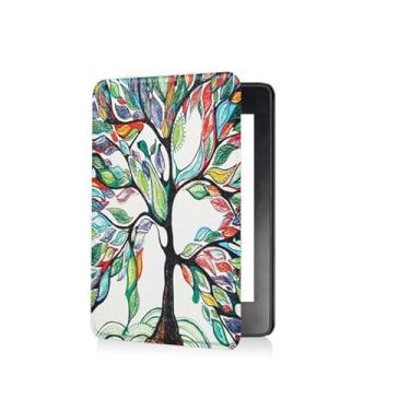 Imagem de Capa Kindle 11 Geração Básico 2022 e 2024 - C2V2L3 e RS23CV - Fecho Magnético (Não compatível com Kindle 10ª Geração e Kindles Paperwhite) (Love Tree com Alça)