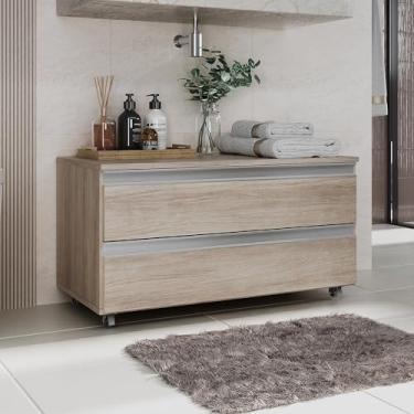 Imagem de Gabinete Joia 80cm 02 Gavetas Madeirado Inteiro