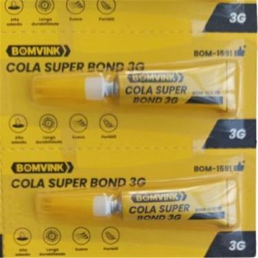 Imagem de 2 unidades Cola Super Bond - xtled