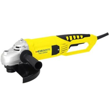 Imagem de Esmerilhadeira Angular Menegotti MEE 2000W 9" 220V | 6.600 RPM, Disco 230mm, Rosca M14, Uso Semiprofissional com Sistema de Segurança