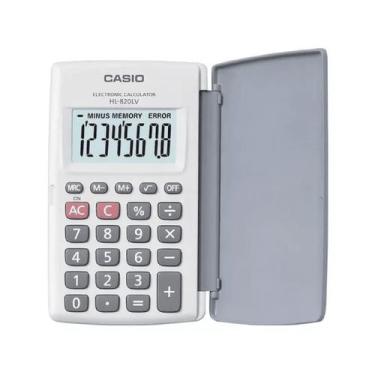 Imagem de Calculadora de Bolso Casio HL-820LV Branco, HL-820LV, HL, Branco