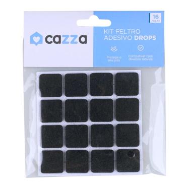 Imagem de Kit Feltro Adesivo Drops 16 Peças Cazza