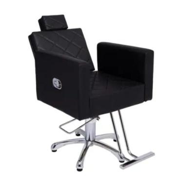 Imagem de Cadeira De Salão D Beleza Cabeleireiro Hidráulica Reclinável - D Inova