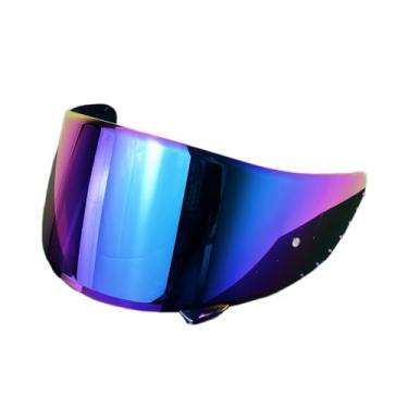 Imagem de BSTOP Protetor de capacete Z7 de substituição para SHOEI X14 CWR1 RF1200 Xspirit NXR Z7 Visor Cascos Visera Uv Cut Acessório de capacete de para-brisa (apenas uso no dia do arco-íris)