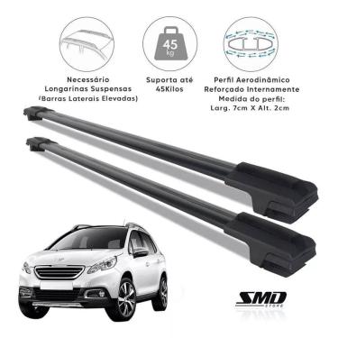 Imagem de Travessa Teto Larga Preto Aluminio Peugeot À 2023 Preto