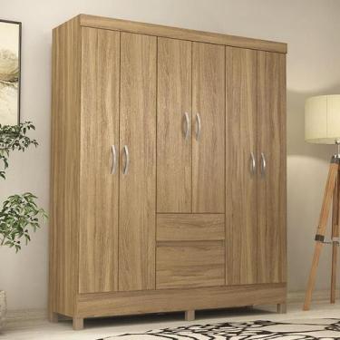 Imagem de Guarda Roupa Casal Flash II 6 Portas + 2 Gavetas - Demóbile - DEMOBILE