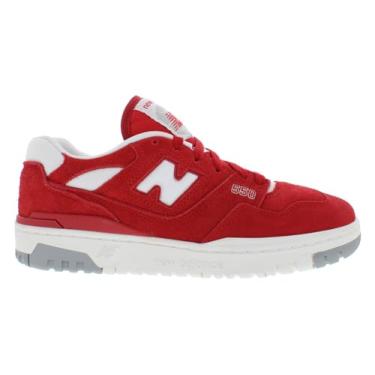 Imagem de New Balance Tênis masculino 550, Vermelho/branco., 43