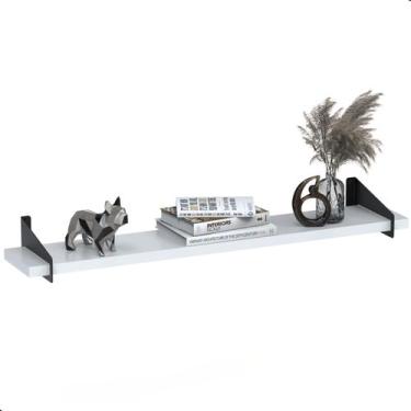 Imagem de Prateleira De Madeira Estilo Industrial Suspensa Max60.P - MetalCromo,