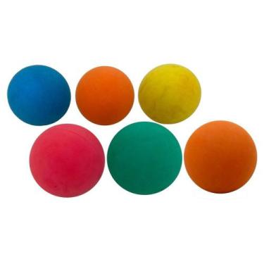 Imagem de Bola Borracha Frescobol Taco Bets Fisioterapia Kit C/06 - Summer