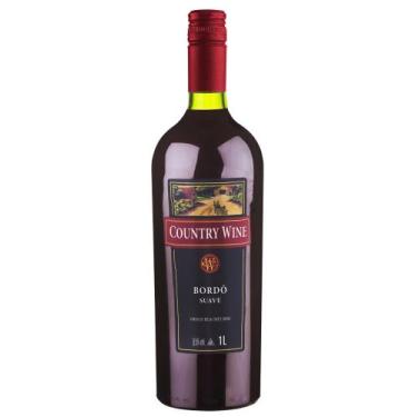 Imagem de Vinho country wine bordo suave 1lt - MARCA