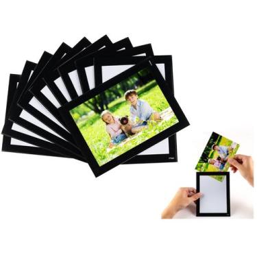 Imagem de Porta-retratos magnéticos STTMGN Black Border 5x7 (pacote com 10)