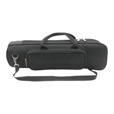 Imagem de Colaxi Bolsa para transporte de trompete com alça de ombro ajustável, estojo para trompete para bocal