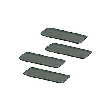 Imagem de Conjunto de Travessas Retangulares Pequenas Porto Brasil Orgânico Greenery 22x9,5cm - 4 Peças