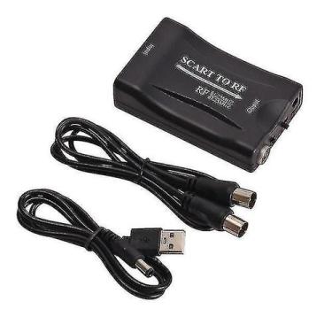 Imagem de Conversores de áudio scart para adaptador de conversor de vídeo rf sup