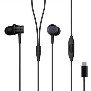 Imagem de Fone de Ouvido com Fio Premium Tipo-C, 5ª Geração, Som Balanceado, Anti-Ruído até (99,15%), Preto – Compatível com Smartphones, Tablets, Notebooks e Dispositivos USB-C.