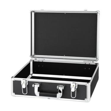 Imagem de Ioensy Estojo de armazenamento de liga de alumínio, maletas rígidas com alça, organizador, estojo de ferramentas portátil para câmera externa, equipamento de, L