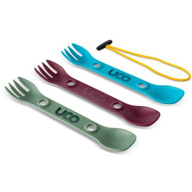 Imagem de UCO Mini Spork Camping Combo Colher-Garfo Utensílio para Crianças, Pacote com 3