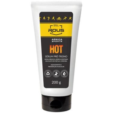 Imagem de Sérum Arnica Sports ROUS Hot Pré Treino 200g Dagua Natural Argila Bran