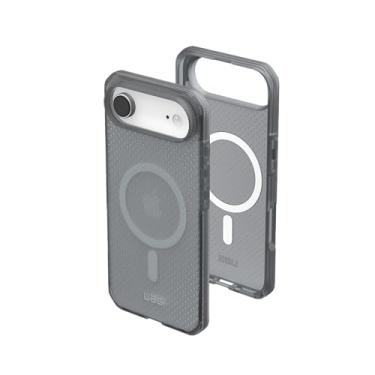 Imagem de Urban Armor Gear Dot Case compatível com Apple iPhone Air Capa (anel magnético, cantos achatados, carregamento sem fio/magnético, proteção de 4,6 m) cinza, cinzento transparente)
