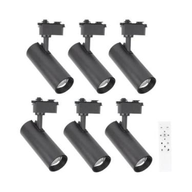 Imagem de Luz De Trilho LED Regulável Com Controle Remoto, Holofote De Teto Para