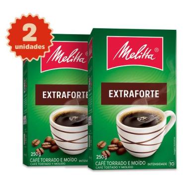 Imagem de Kit 2 Cafés Melitta Extra Forte Vácuo 250g