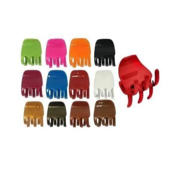 Imagem de 48 Unidades Piranha Prendedor Média Cabelo Colorida - Lynx Produções