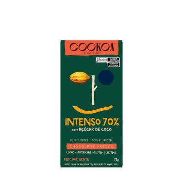 Imagem de Chocolate 70% Intenso Cookoa  72g