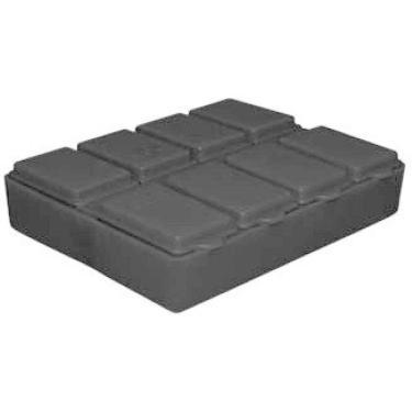 Imagem de Kit 2 Porta Comprimido Preto Plástico