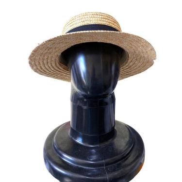 Imagem de Chapéu Feminino Paris Fibra Natural Com Faixa Preta- Kit 3Un