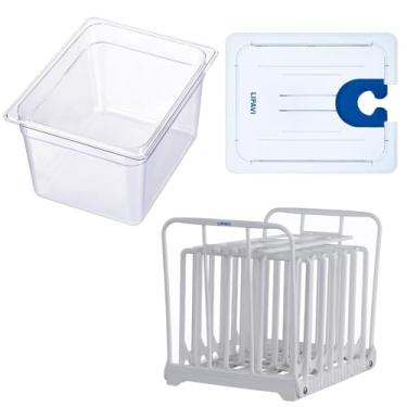 Imagem de LIPAVI Sistema Sous Vide modelo NXC10-UNIR – com recipiente C10, rack N10X e uma tampa universal – serve para praticamente qualquer máquina sous vide de até 70 mm de diâmetro
