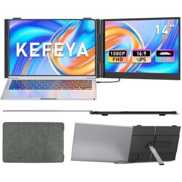 Imagem de Extensor de tela para laptop KEFEYA 14 FHD 1080P para 13-17 polegadas