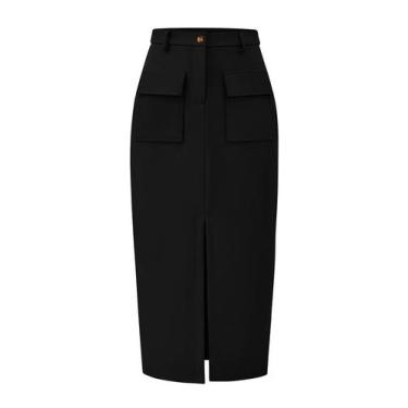 Imagem de Saia lápis KIRUNDO Dressy Casual Office Work para mulheres