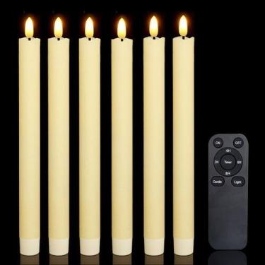 Imagem de Lamp CANDLE CHOICE Flameless Taper Candles, 24 cm, controle remoto, pa