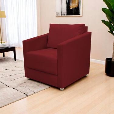 Imagem de Poltrona Decorativa Para Sala Recepção Manicure Consultório Celine Sue