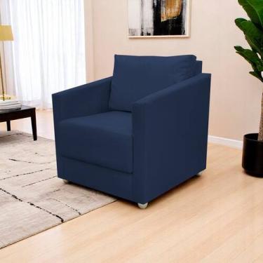 Imagem de Poltrona Decorativa Para Sala Recepção Manicure Consultório Celine Sue