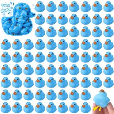 Imagem de Mini Rubber Duck Chitidr, 200 peças, brinquedo de banho, chá de bebê, 