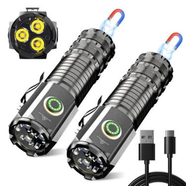 Imagem de Lanterna Wind&Moon Mini LED recarregável de 5000 lúmens (pacote com 2)