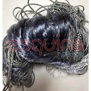 Imagem de Rede de pesca  cinza malha  4,0 fio 0,30mm - BellaPesca, 24 MALHAS, 35