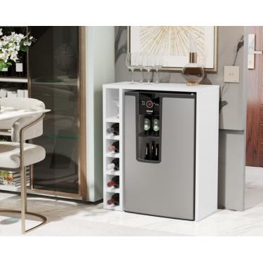 Imagem de Adega Planejada Carvalho 4008 cor Branco - Comprar moveis em casa